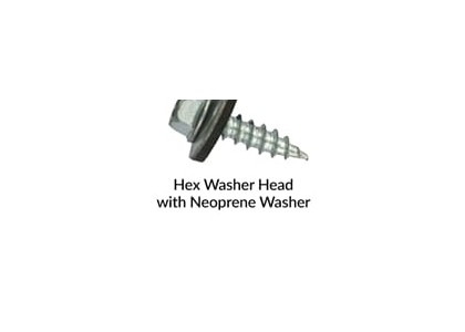 Hex Washer Head Screw with Neoprene Washer