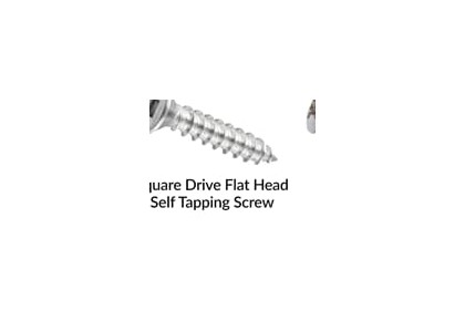 Square Drive Flat Head Self Tapping Screw